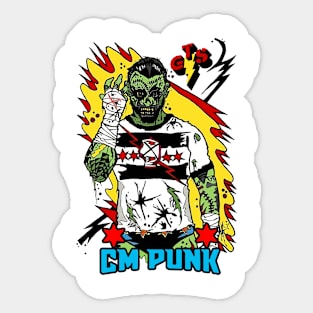 CM Punk  Cult Hero Sticker